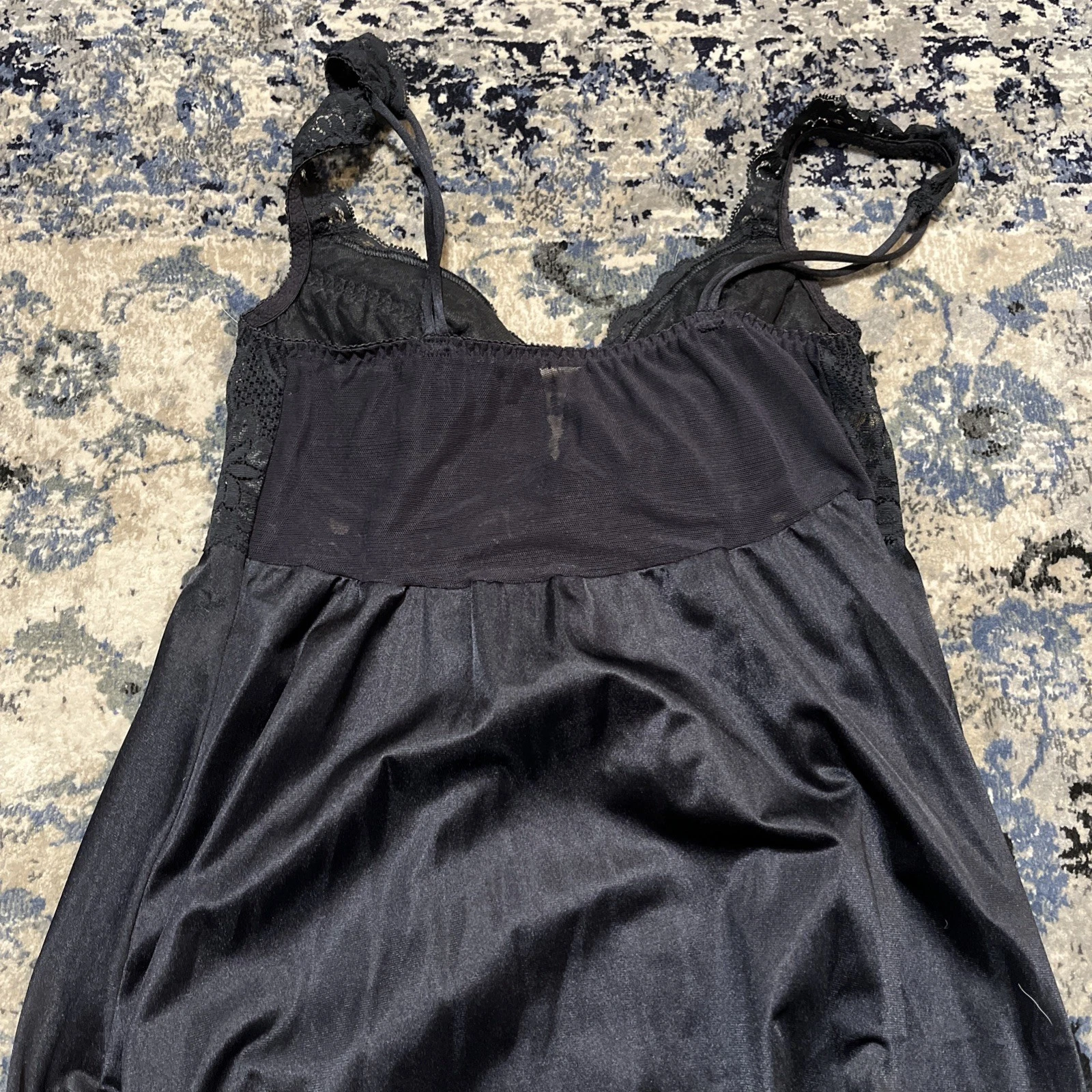 UNDERCOVER Camicia da notte vintage Victorias Secret donna S abito slip pizzo lingerie