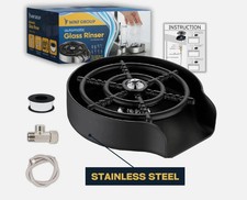 Automatic Glass Rinser for Kitchen Sink - 360  Quick Clean
