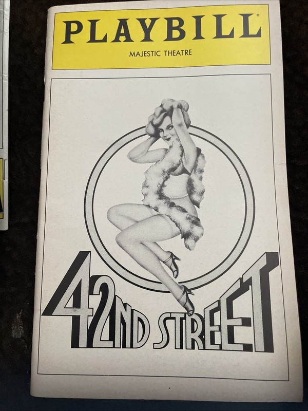 42ND STREET, DECEMBER, 1981 PLAYBILL, MAJESTIC THEATRE