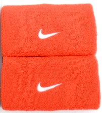 Nike Wristbands Adult Dri-Fit Team Orange/White