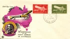 1964 50th Anniversary of the First Airmail in Australia - WCS FDC Purple
