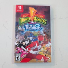 Mighty Morphin Power Rangers: Rita's Rewind (Nintendo Switch, 2025) w/ Spine Art