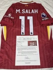 Mohamed Salah Signed Autographed jersey Liverpool soccer Premier League LOA