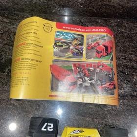 LEGO Racers 8490 Clean Condition and Instructions 2x X Stream Ace Hot Rod Cars