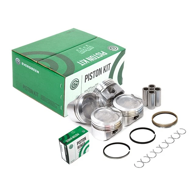 Pistones con anillos para 98-08 Toyota Pontiac 1,8 L DOHC 1ZZFE Foto 2 de 4