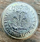 Civil War South Carolina State Seal Palmetto Button - Dug Military Cuff Size