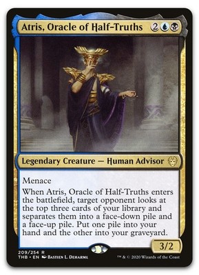 Atris, Oracle of Half-Truths #209 (NM) Theros Beyond Death THB Magic MTG