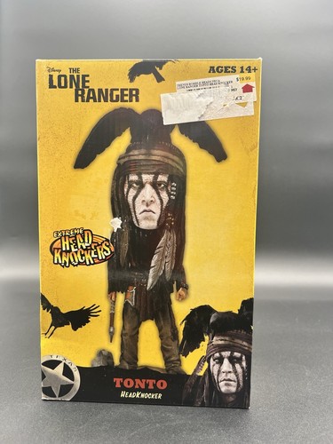 NECA Collectible Disney The Lone Ranger Tonto Head Knocker 7" Resin Figure w/Box