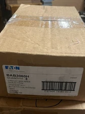 NEW Eaton Cutler-Hammer 60 Amp 3 Pole Bolt-On Circuit Breaker BAB3060H BOX OF 8