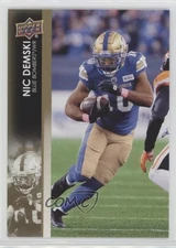 2022 Upper Deck CFL Gold Nic Demski #190 r6v