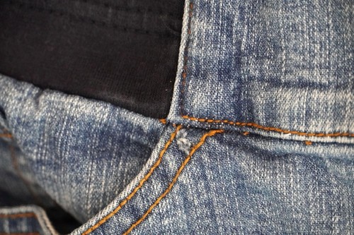 Duo Maternity Jeans Womens Size S Small Stretch Blue Denim - Picture 9 of 9