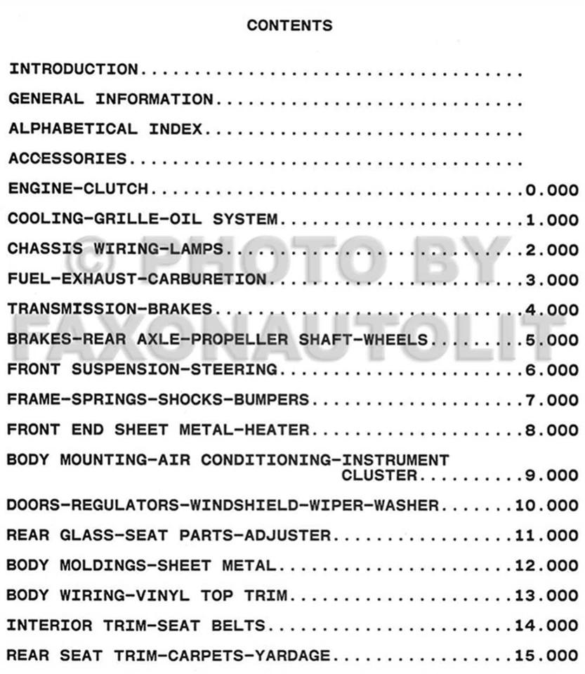 Catalogo Illustrato Dei Pezzi Master Dell'Astro Safari Chevrolet GMC 1990-1993 - Immagine 2 di 2