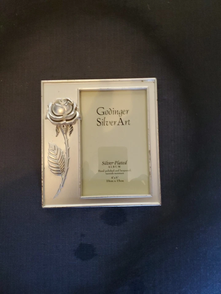 Godinger Silver Plated Black Velvet Photo Album 4" X 6" - Image 2 of 4