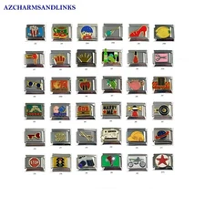 Italian Charms Lots to Choose from Italian Charm Links for your Bracelet (Set 6)