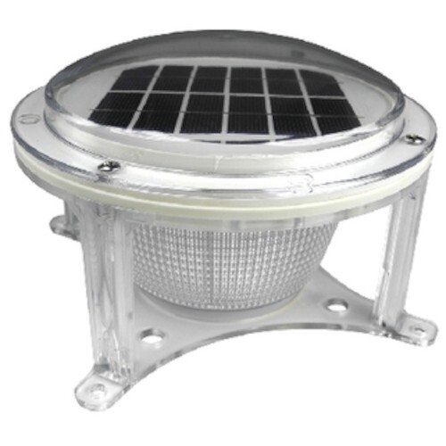 Seachoice Solar Dock Post Cap Super-Bright Automatic LED Dock Post Lamp - Bild 1 von 2