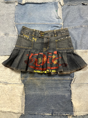 Vintage Von Dutch denim skirt