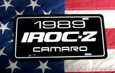 1989 Chevrolet Iroc-z Camaro License Plate Car Tag 89 Chevy Z-28