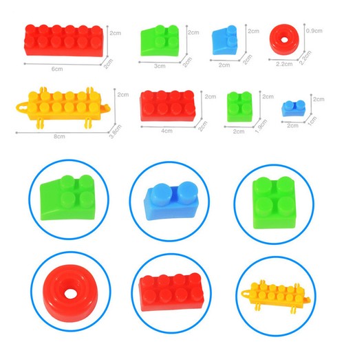 182/260 Pcs Assembled Bricks DIY Model Building Blocks Kits Toys Kids XMAS Gifts - Picture 6 of 9