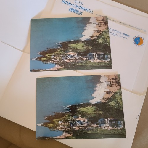 Hotel Inter-Continental Maui Stationary Set 1983 RARE FIND!!! - Picture 7 of 24
