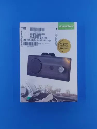 Avantree CK11 Wireless Hands Free Bluetooth Speakerphone  Car Kit New 