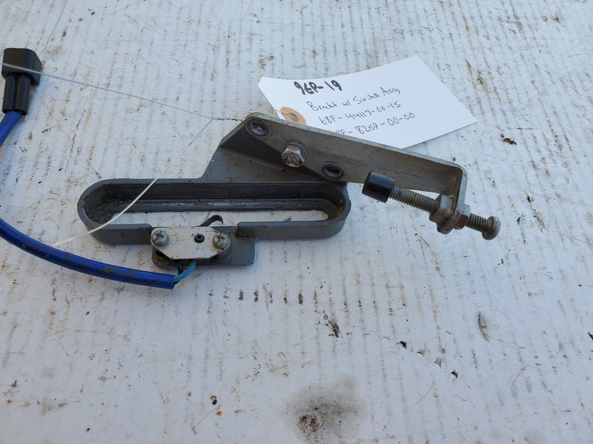 YAMAHA BRACKET W/ SWITCH ASSY, 68F-44117-00-1S, 68F-8259F-00-00