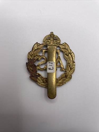 Original British Army WW2 Auxiliary Territorial Service Cap Badge - Foto 4 di 4