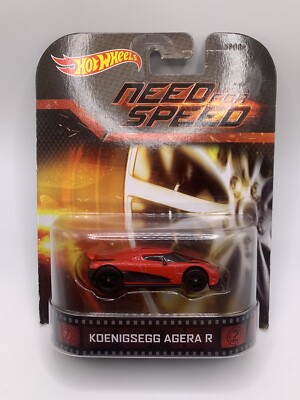 Hot Wheels Retro Entertainment Series Need For Speed Koenigsegg