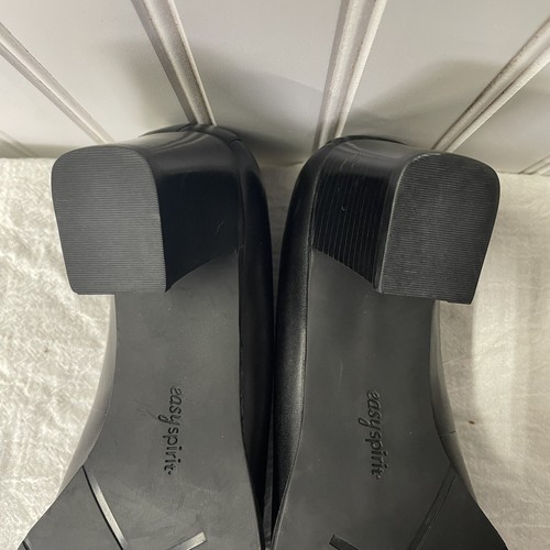 Easy Spirit Square Toe & Block Heel Women’s Sz 8 B2A Black Good Used Condition - Picture 4 of 12