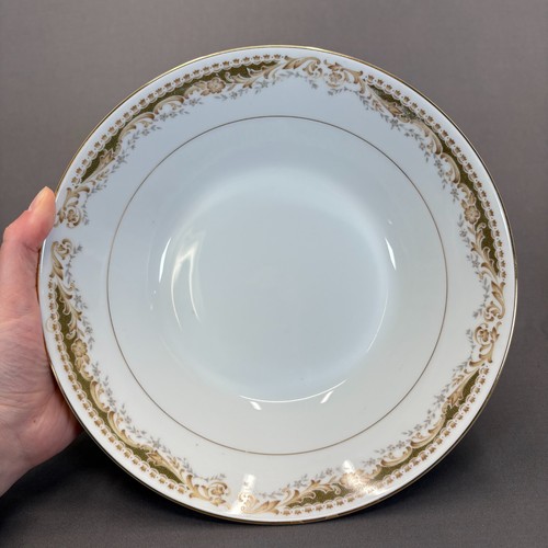 Signature Queen Anne Dinnerware Replacements Gold Trim Tan Scrolls 1950's - Picture 45 of 60