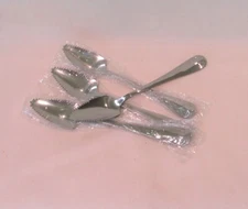 Set of 4 Polished QUALITY Stainless Steel Grapefruit Spoons, by Enjoy Grapefruit