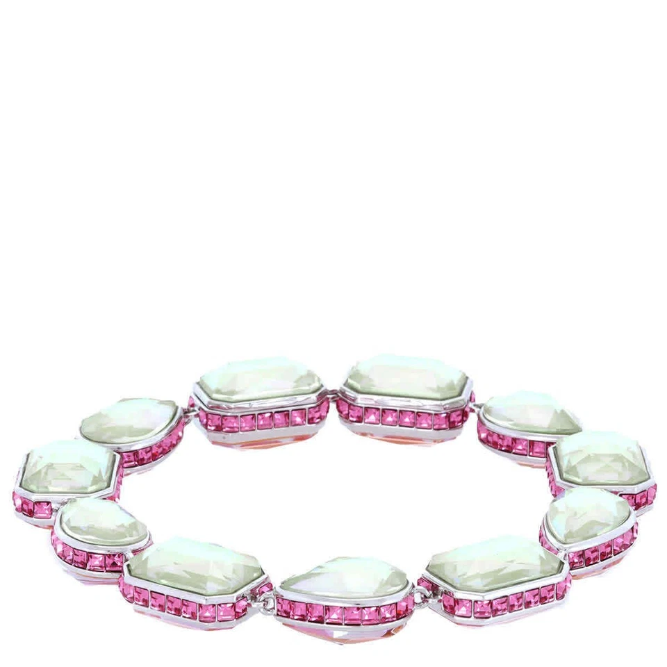 Swarovski Orbita Women's Multicolored Crystal Rhodium-plated Bracelet 5616383
