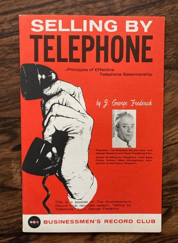 SELLING BY TELEPHONE FIRST PRESS VINYL LP RECORD ALBUM J. GEORGE FREDERICK BOOK - Picture 3 of 9