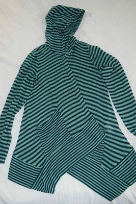 fleece hooded duster jacket