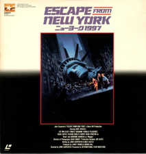 ESCAPE FROM NEW YORK  John Carpenter-Japanese original LASER DISC