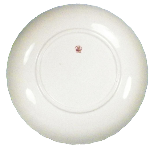 Copeland Spode Fleur-de-Lis Round Torte Plate Platter Brown England 17 - Picture 3 of 4