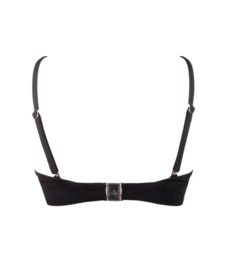 Lise Charmel 271273 Woman Bikini Top Bralette Swimwear Black Size