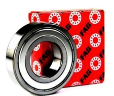 NEW 6201 ZZ C3 FAG DEEP GROOVE BALL BEARING, METAL SHIELDED 12x32x10 mm