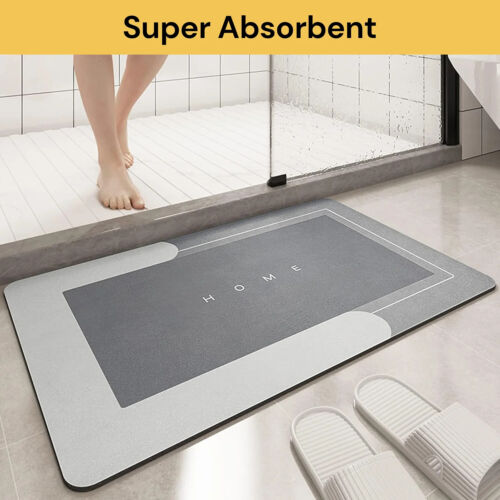 Super Absorbent Floor Mat Soft Quick-Drying Diatom Mud Bath Non-Slip Floor Mat - Picture 4 of 15
