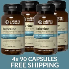 Nature's Sunshine Berberine | 90 Capsules - 4 PACK PRICE - $43.75 each
