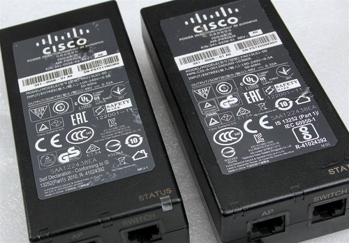 USED Cisco AIR-PWRINJ5 Power Injector PoE Ethernet 48V for Routers 341-0556-01 - Picture 7 of 8
