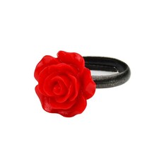 Rose Adjustable Statement Ring - 16 Color Choices