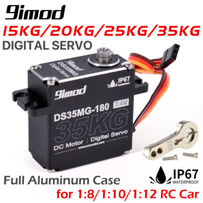 9imod Waterproof Aluminium Metal Gear Digital Servo 35kg 25kg 20kg RC 1/10 Car
