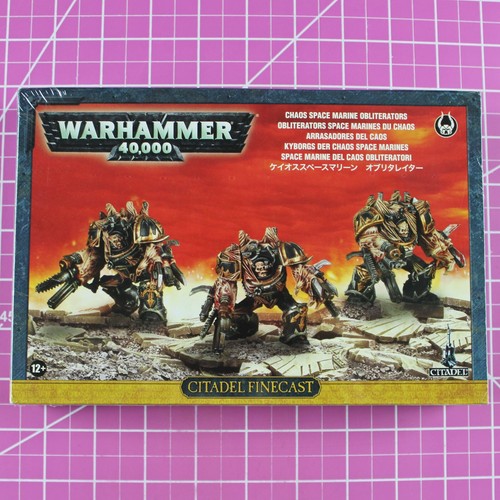 Warhammer 40K Chaos Space Marine Obliterators NIB Finecast - Citadel Obliterator