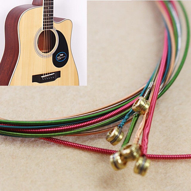 rainbow acoustic guitar strings