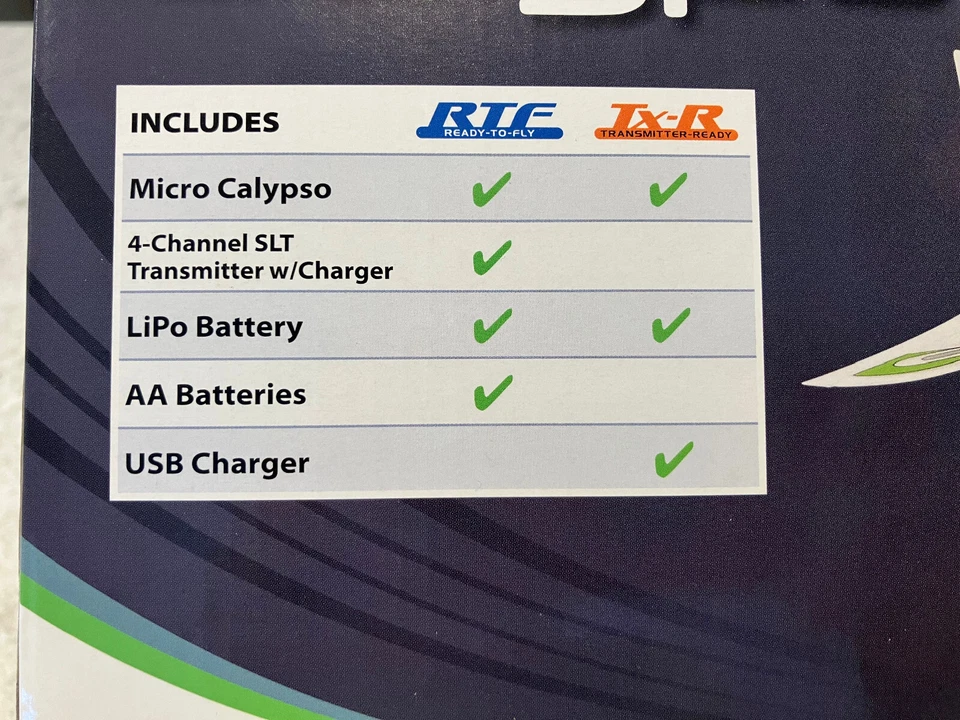 Flyzone Micro Calypso RC Glider Airplane - TxR Version - Image 3 of 4