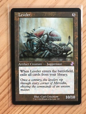 MTG Magic 1x TIMESHIFTED Leveler (Time Spiral Remastered) M/NM Eng