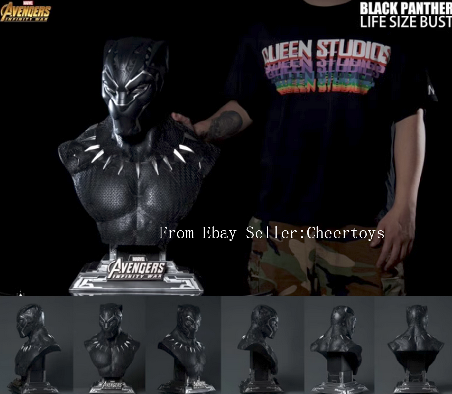 Black Panther スタチュー Amazon.com: Marvel Comic Black Panther 1:7 Scale Bust : Toys & Games