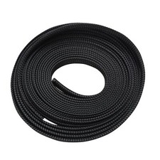 3/8" 50 FT Black Expandable Wire Cable Sleeving Sheathing Braided Loom Tubing