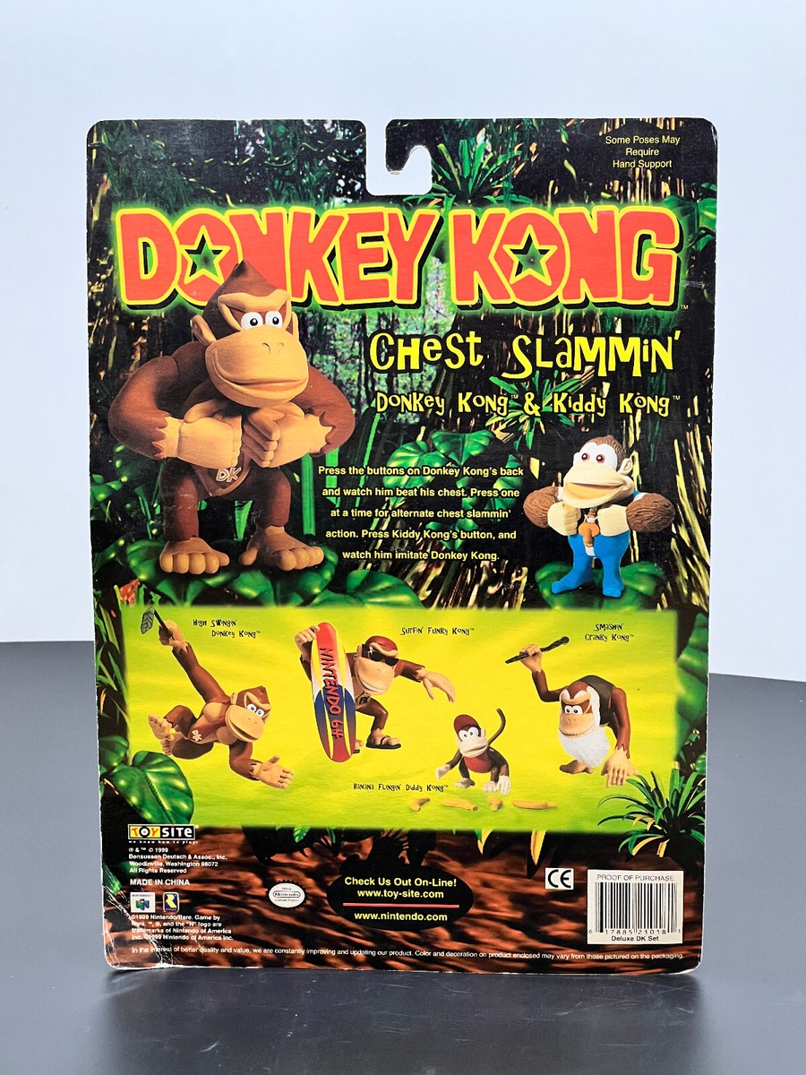 DKフィギュア付き公式ニンテンドー ドンキーコングカントリー1995 新品未開封 BANDAI 1995 スーパードンキーコング ドンキースイング エクス