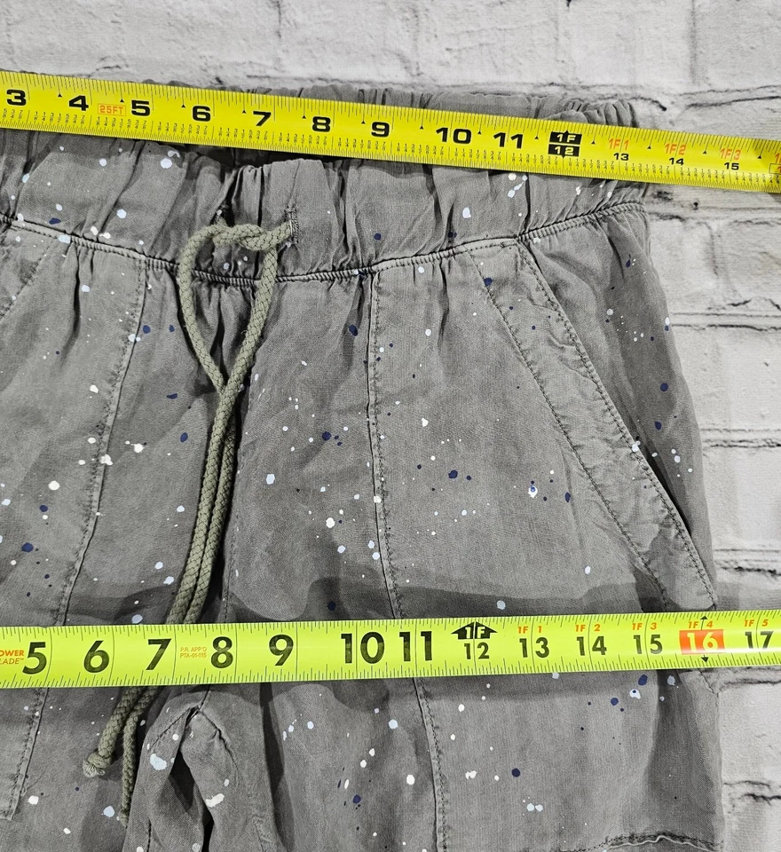 Joggers con salpicaduras de pintura Tencel Cloth & Stone Anthropologie gris MUJER TALLA XS Foto 2 de 4